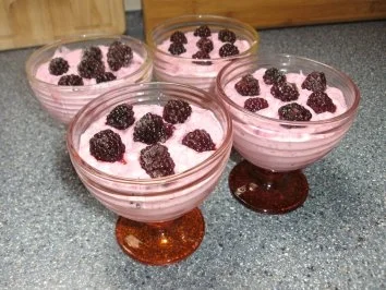 Rezept: Brombeerquark Brombeerquark - Rezept