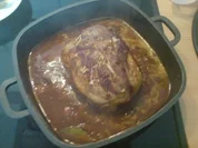 Rezept: Gespickter Schweinebraten mit Schinkenspeck Gespickter Schweinebraten mit Schinkenspeck - Rezept