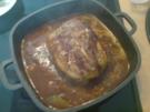 Gespickter Schweinebraten mit Schinkenspeck - Rezept