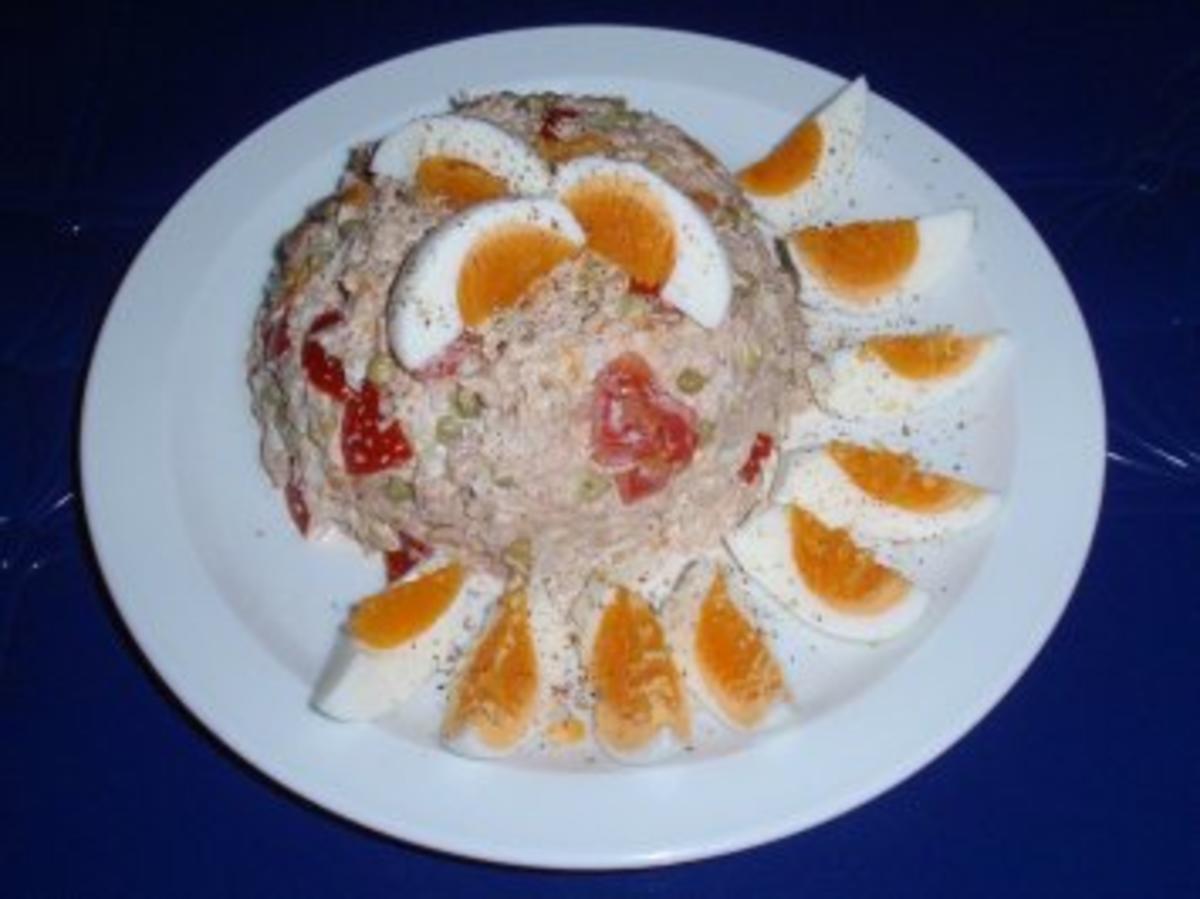 Bunter Thunfischsalat mit Ei - Rezept