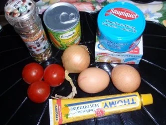 Rezept: Bunter Thunfischsalat mit Ei Bild Nr. 2 Bunter Thunfischsalat mit Ei - Rezept - Bild Nr. 2