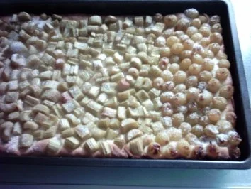 Rhabarber-Hefekuchen - Rezept - Bild Nr. 7