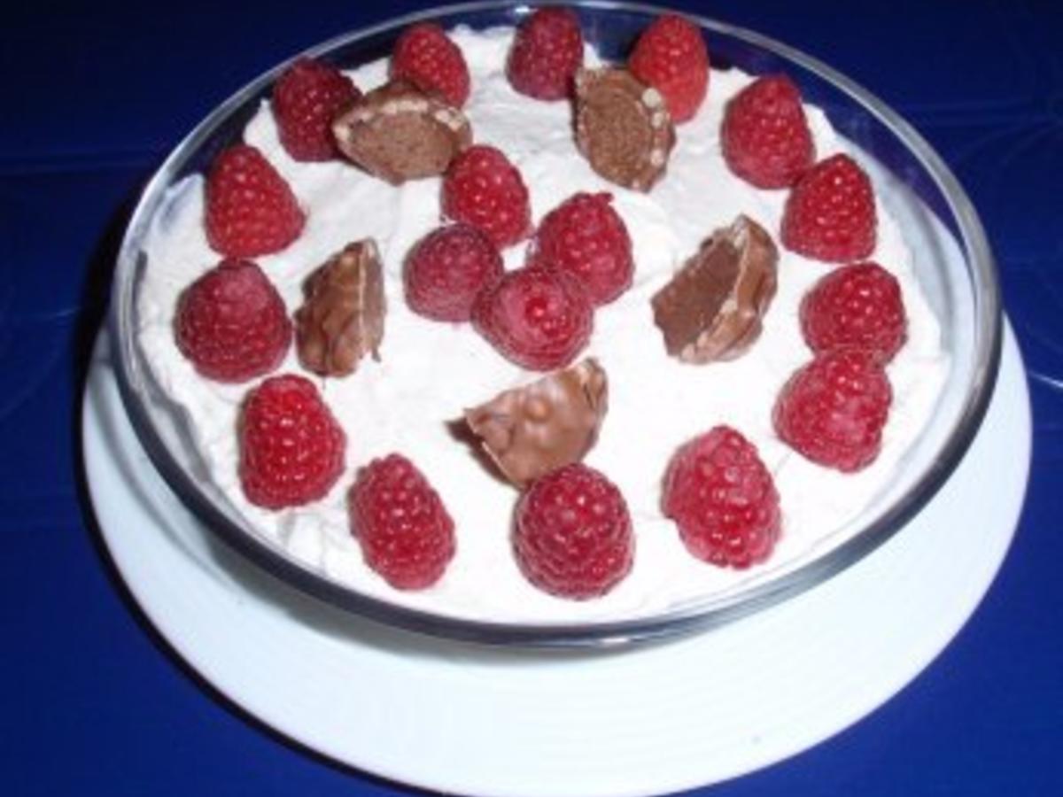 Mascarpone-Creme mit frischen Himbeeren - Rezept - kochbar.de