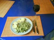 Fleisch: Minutensteak mit Zucchinigemüse - Rezept