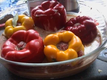 Rezept: Gefüllte Paprika Bild Nr. 6 Gefüllte Paprika - Rezept - Bild Nr. 6
