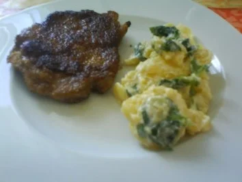 Grüner Kartoffelsalat - Rezept