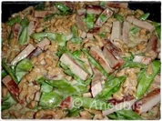 Hauptgericht deftig - Schlemmerpfanne mit Leberkäse und Spätzle - Rezept