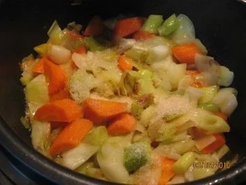 Türkischer Reistopf mit Lauch & Möhren (Zeytinyagli Pirasa) - Rezept - Bild Nr. 8