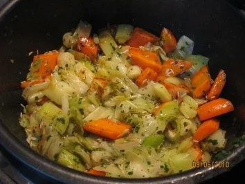 Türkischer Reistopf mit Lauch & Möhren (Zeytinyagli Pirasa) - Rezept - Bild Nr. 11