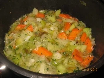 Türkischer Reistopf mit Lauch & Möhren (Zeytinyagli Pirasa) - Rezept - Bild Nr. 13