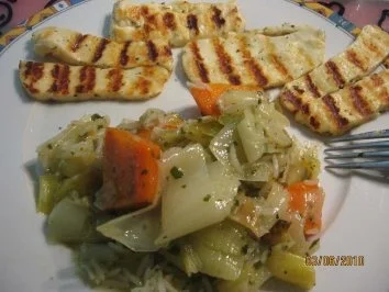 Türkischer Reistopf mit Lauch & Möhren (Zeytinyagli Pirasa) - Rezept - Bild Nr. 17