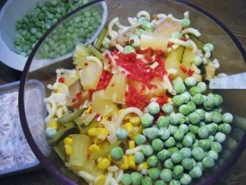 Nudelsalat mit wenig Nudeln ... - Rezept - Bild Nr. 3