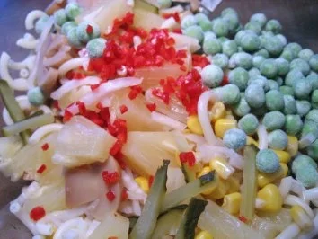 Nudelsalat mit wenig Nudeln ... - Rezept - Bild Nr. 4