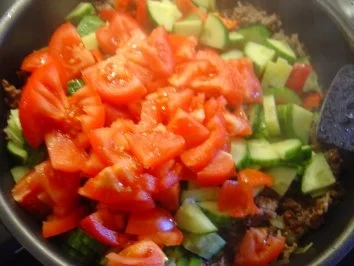 Hackfleisch-Pfanne "Kunterbunt" - Rezept - Bild Nr. 6