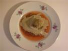 Pfeffereis mit Rhabarberkompott - Rezept