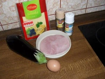 Auberginenscheiben mit Schinken und Käse - für meinen lieben Kochfreund Marvelous Moon - Rezept