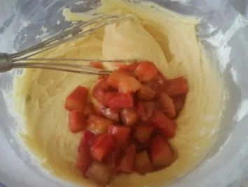 Rhabarber-Butter Muffins mit Äpfeln - Rezept - Bild Nr. 3