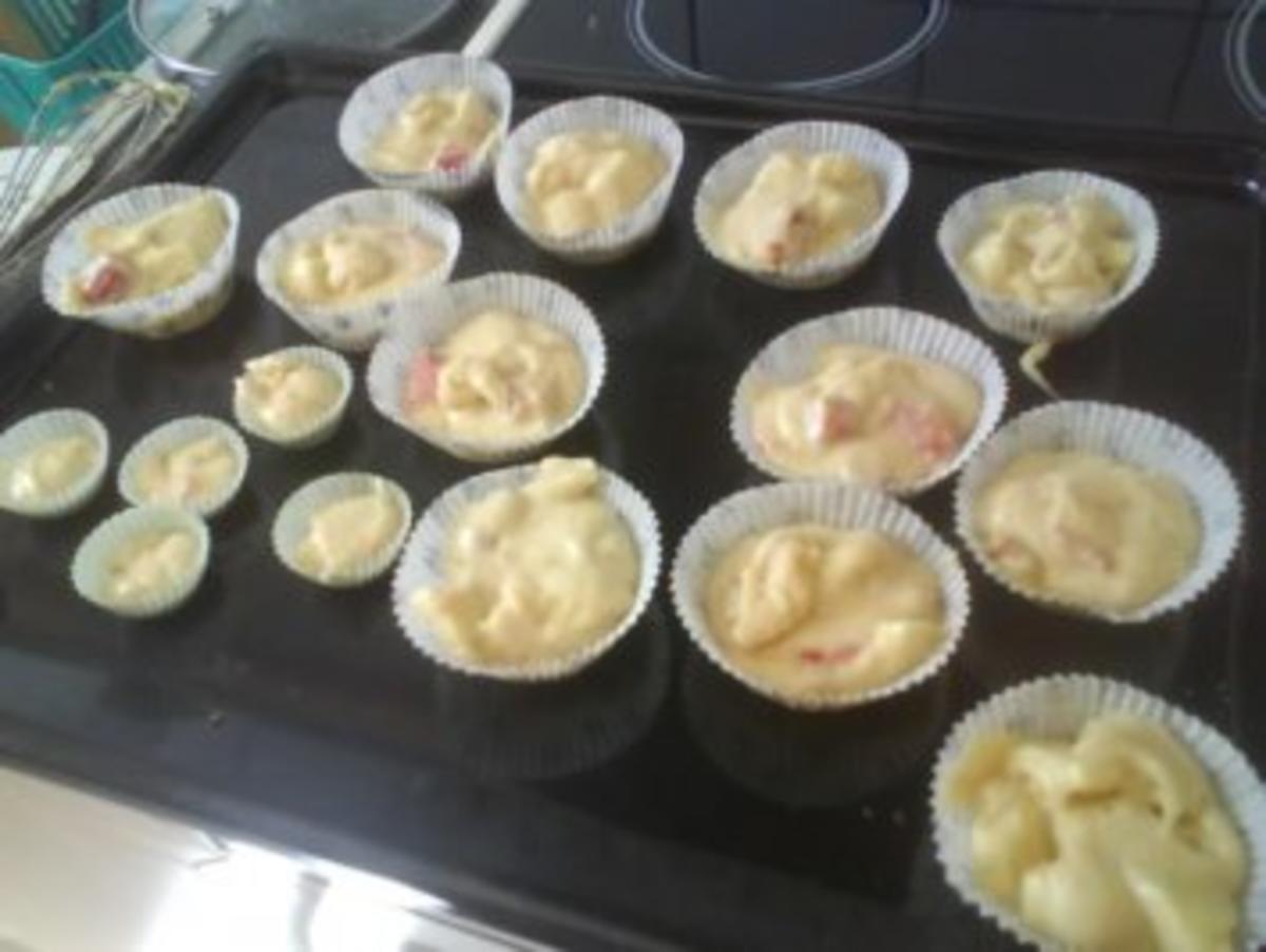 Rhabarber-Butter Muffins mit Äpfeln - Rezept - Bild Nr. 4