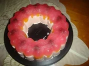 KIRSCHE TRIFFT AUF PFIRSICH ( MOUSSE ) - Rezept