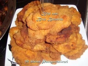 Fleischgerichte: Partyschnitzel Wiener Art - Rezept