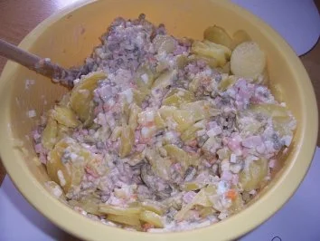 Rezept: Salat...Mein Lieblings Kartoffelsalat Bild Nr. 4 Salat...Mein Lieblings Kartoffelsalat - Rezept - Bild Nr. 4
