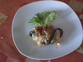 Rezept: Pangasius-Auberginen-Rolle Pangasius-Auberginen-Rolle - Rezept