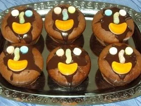 Rezept: Kleingebäck - Schoko-Minz-Muffins Kleingebäck - Schoko-Minz-Muffins - Rezept