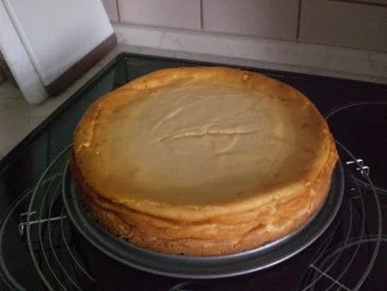 Käsekuchen ohne Boden - Rezept