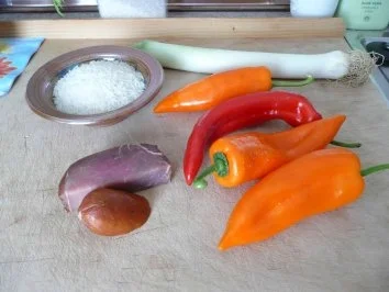 Rezept: Reis & Risotto - Paprikaschoten gefüllt mit Reis Bild Nr. 2 Reis & Risotto - Paprikaschoten gefüllt mit Reis - Rezept - Bild Nr. 2
