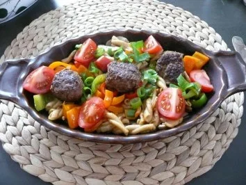 Pfannengerichte - Nudelpfanne - Rezept