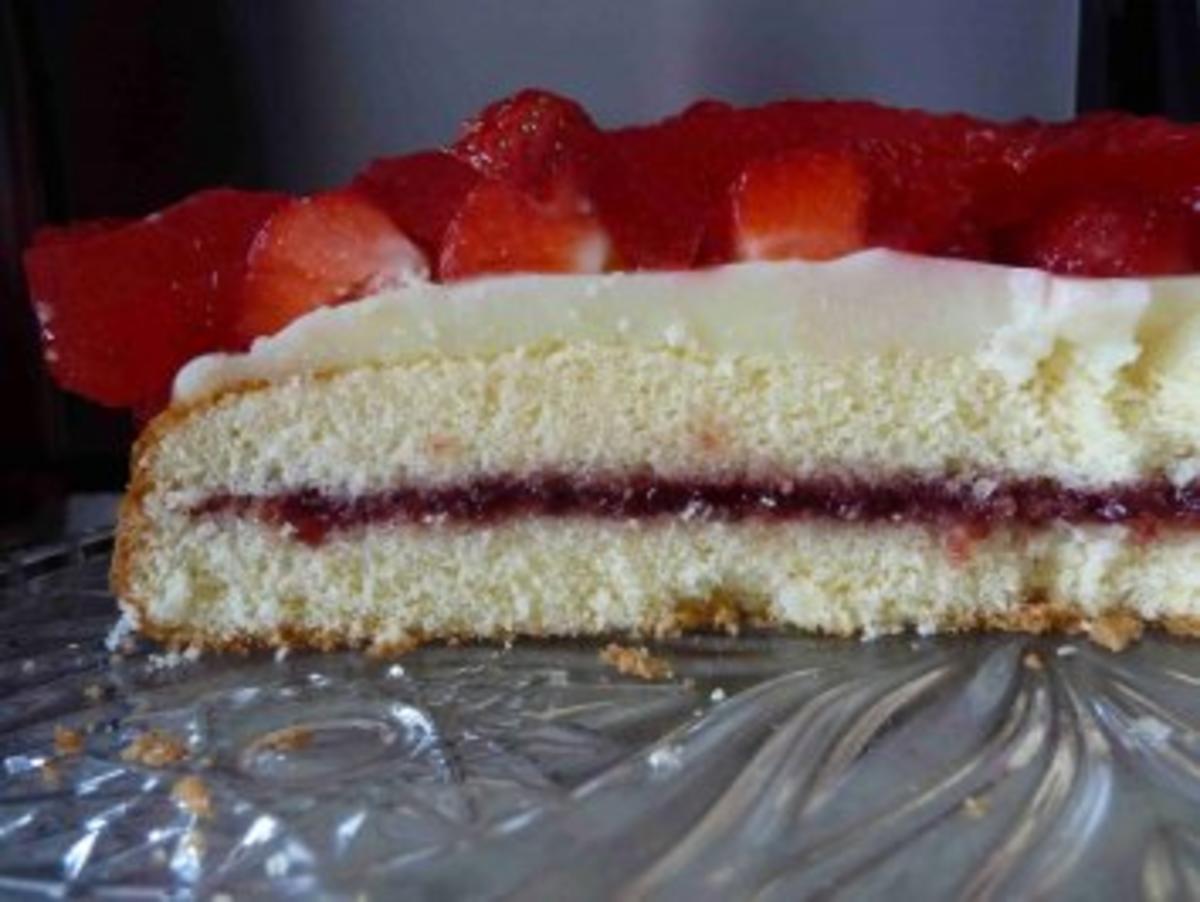 Kuchen - Meine Erdbeertorte - Rezept - Bild Nr. 2