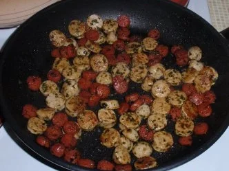 Würstchen-Gemüsezauber mit Hörnchennudeln - Rezept - Bild Nr. 3