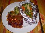  Gemüse mit Kräuterbutter en Papillote - Rezept