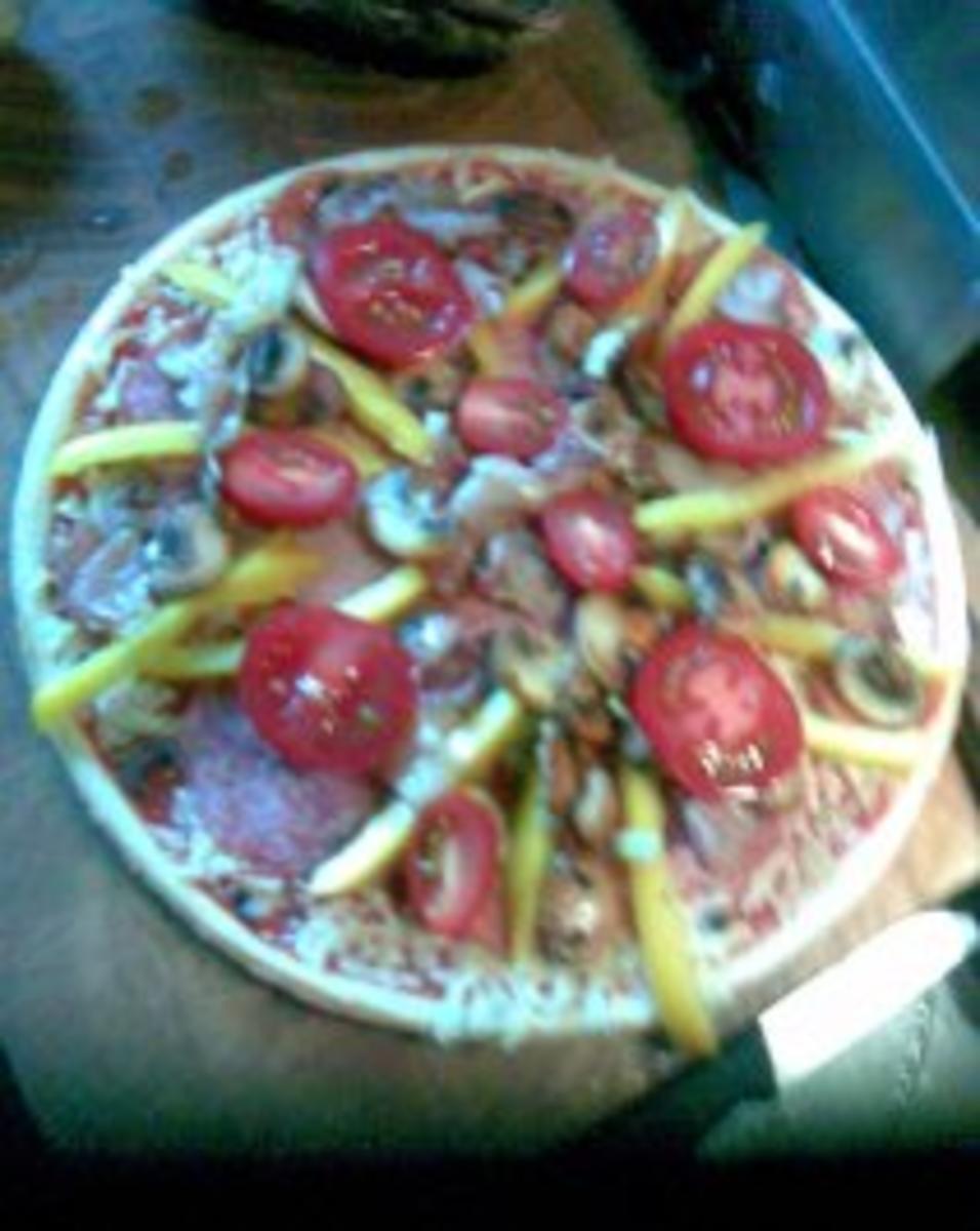 Pizza für Eilige - Rezept - Bild Nr. 2