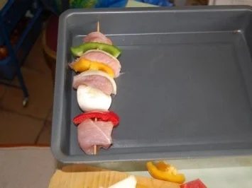 Rezept: Putenspieße Bild Nr. 2 Putenspieße - Rezept - Bild Nr. 2