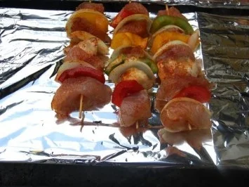 Rezept: Putenspieße Putenspieße - Rezept