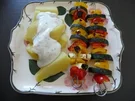 Rezept: Vom Grill - Gegrillte Gemüsespieße Vom Grill - Gegrillte Gemüsespieße - Rezept