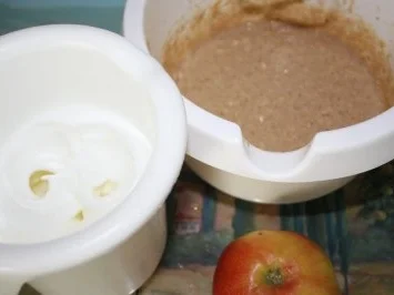 Rezept: Mandelwaffeln mit zweierlei Früchten Bild Nr. 3 Mandelwaffeln mit zweierlei Früchten - Rezept - Bild Nr. 3