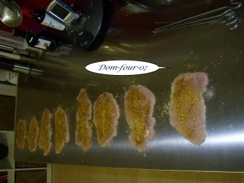 Salat gemischt ,  mit Hähnchenbrust Roulade - Rezept - Bild Nr. 3