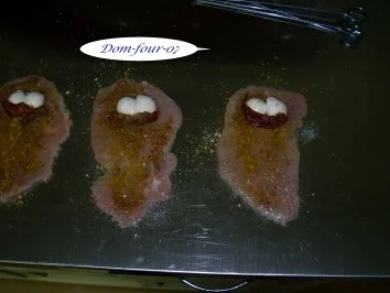 Salat gemischt ,  mit Hähnchenbrust Roulade - Rezept - Bild Nr. 4