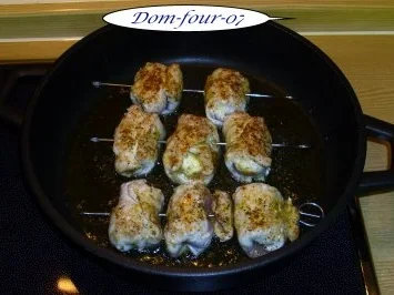 Salat gemischt ,  mit Hähnchenbrust Roulade - Rezept - Bild Nr. 5