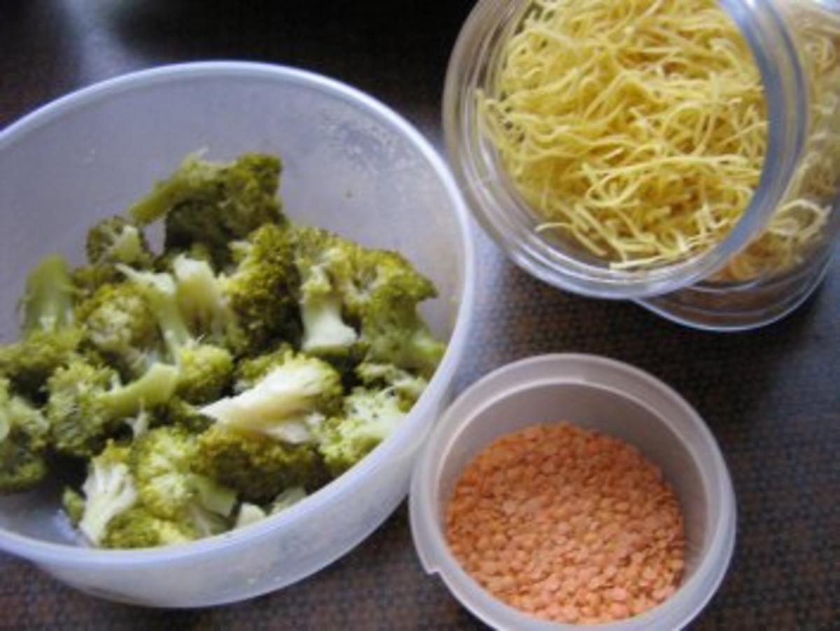 Linsensüppchen mit Brokkoli und Nüdelchen - Rezept - Bild Nr. 2