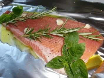 Lachsforelle aus der Folie - Rezept - Bild Nr. 3