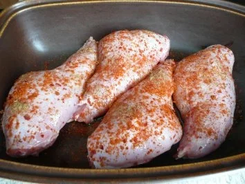 Rezept: Geflügel - Putenschenkel mit Ofengebackenes Gemüse und Remulade Bild Nr. 3 Geflügel - Putenschenkel mit Ofengebackenes Gemüse und Remulade - Rezept - Bild Nr. 3