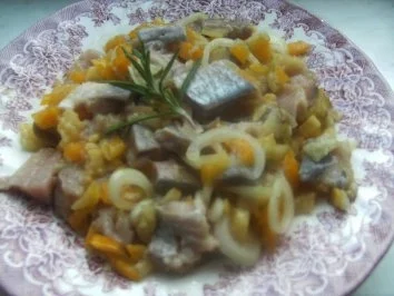 Rezept: Fruchtiger Matjes-Salat Fruchtiger Matjes-Salat - Rezept