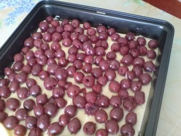 Sauerkirschkuchen mit Streuseln der besonderen Art - Rezept - Bild Nr. 2