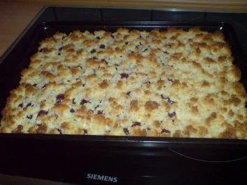 Sauerkirschkuchen mit Streuseln der besonderen Art - Rezept - Bild Nr. 3