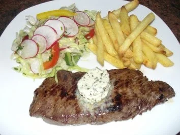 Geflügel:    STRAUßENSTEAK - Rezept