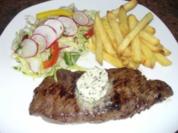 Geflügel:    STRAUßENSTEAK - Rezept