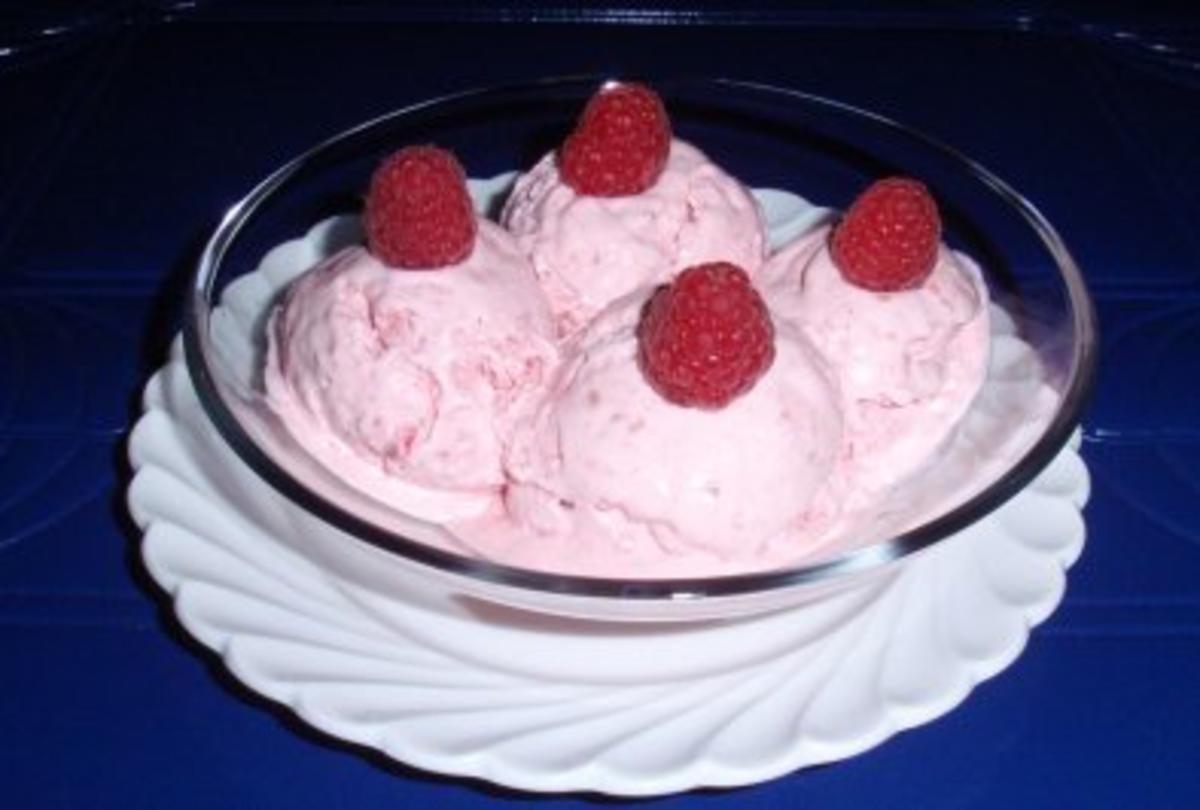 Cremiges Himbeer-Joghurt-Eis - Rezept